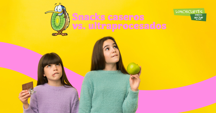 Snacks infantiles: diferencias entre lo casero y  lo ultraprocesado