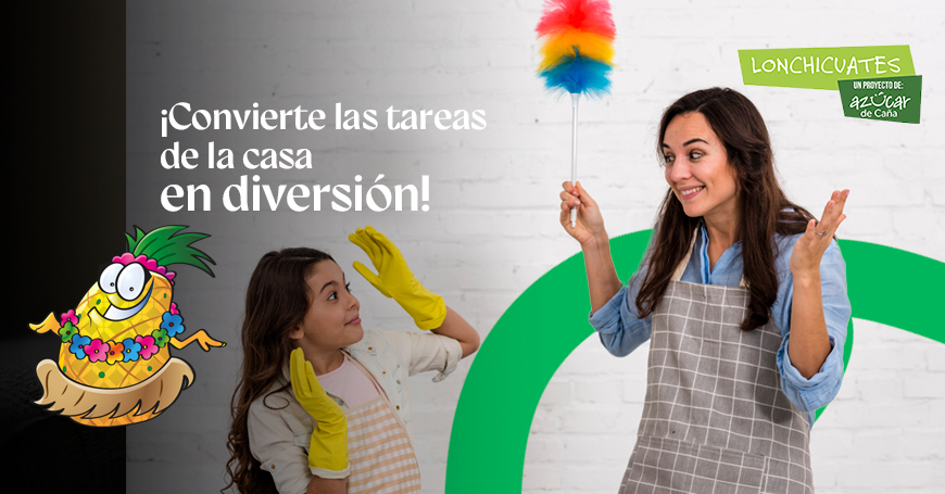 Imagen de portada Lonchicuates - ¡Convierte las tareas en diversión! Guía para hacer que los niños ayuden en casa