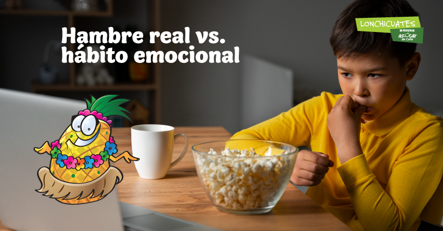 Cuando todo el día piden comida: hambre real  vs hábito emocional en niños