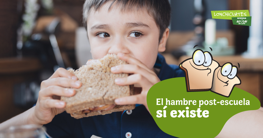 ¿Por qué después de la escuela los niños llegan con MUCHÍSIMA hambre?