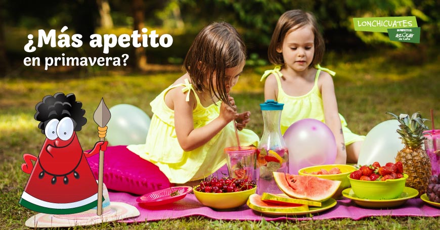 Primavera y energía infantil: cómo cambia el  apetito y el comportamiento