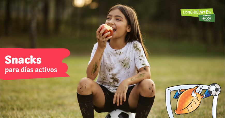 Snacks inteligentes: combustible para niños  durante torneos y partidos