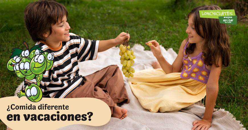 ¿Los niños necesitan comer diferente durante  las vacaciones?