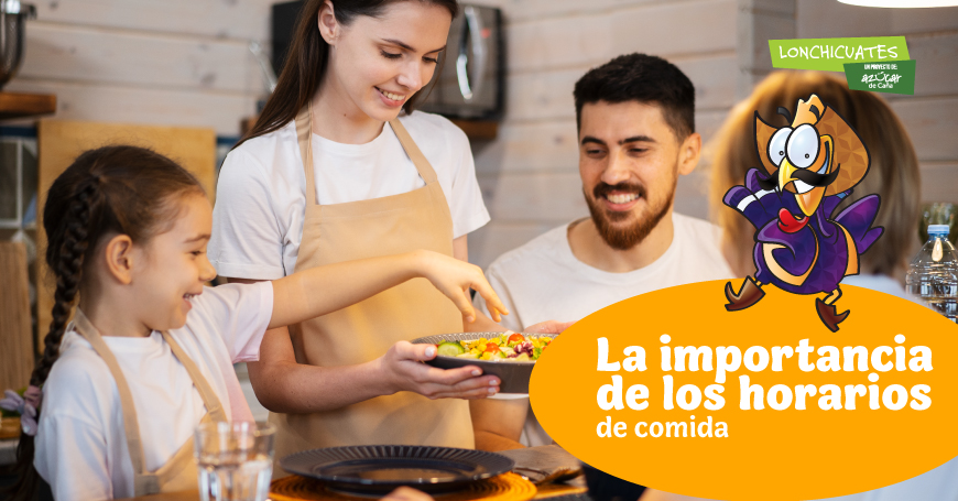 La importancia de los horarios de comida en la  infancia