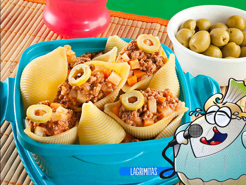 Imagen receta de lonchicuates - lonchicuates Pasta rellena de picadillo