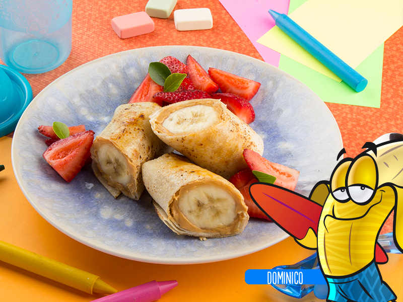 Imagen receta de lonchicuates - lonchicuates Taquitos de plátano y cacahuate