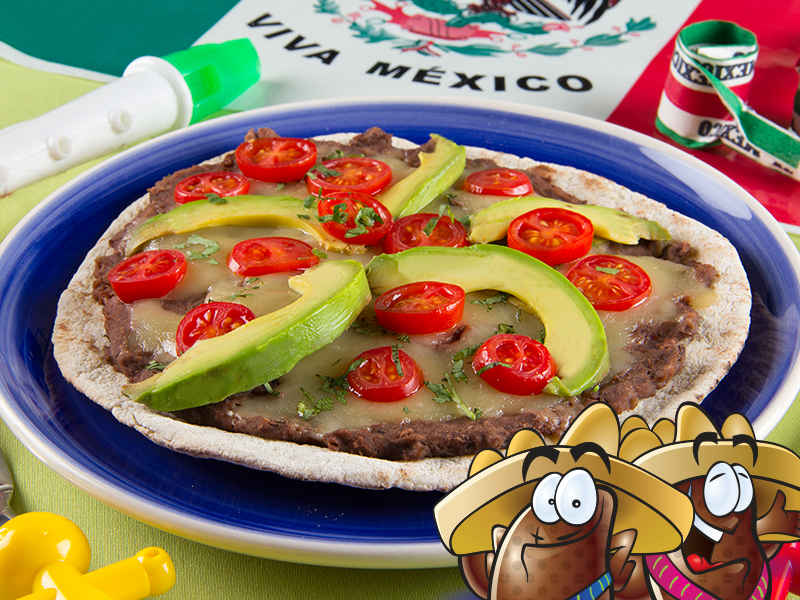 Imagen receta de lonchicuates - lonchicuates Pizza Mexicana